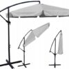 Парасоля Ekspand  350×250 см Сіра — Надійний Захист від Сонця з Комфортом
