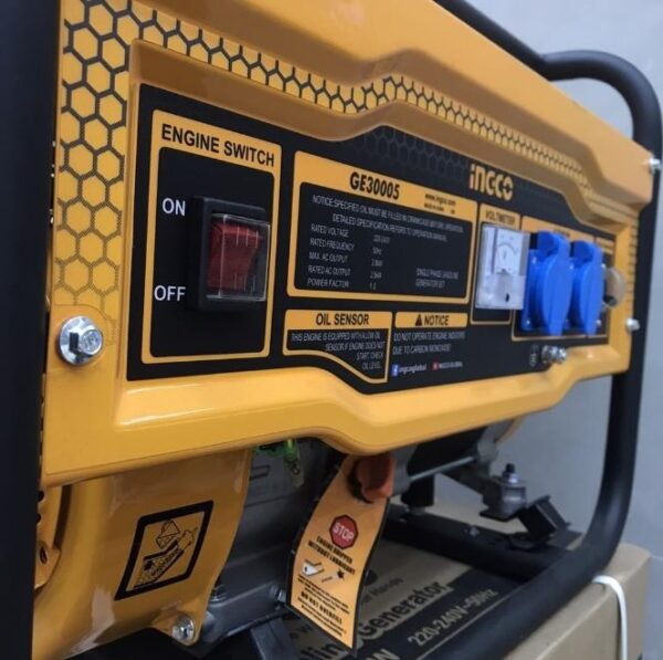 Генератор Бензиновий INGCO GE30005 AVR 2,8 кВт - Потужний та Стабільний Джерело Енергії - Зображення 2