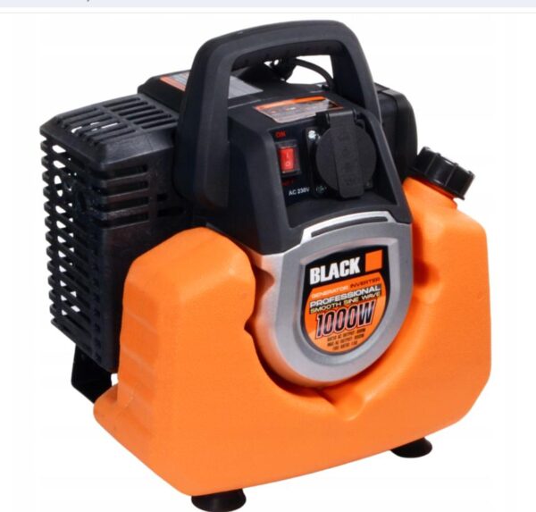 Генератор Інверторний Однофазний Black 1000 W 13610 - Компактний і Ефективний Джерело Енергії - Зображення 4