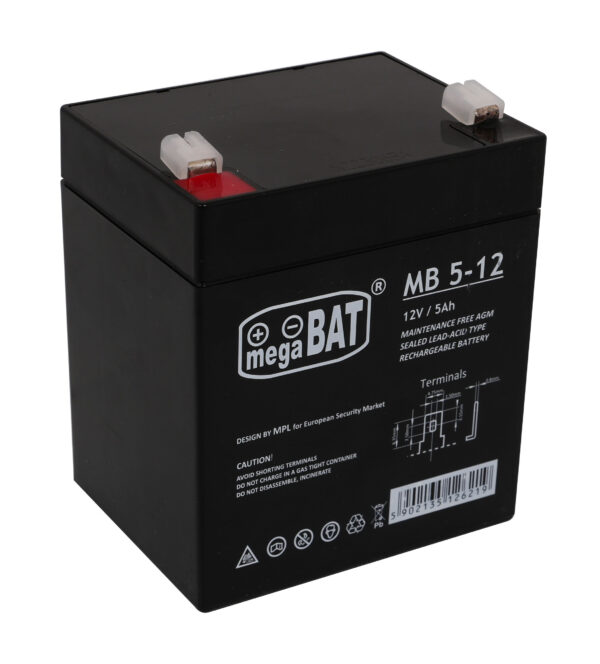Автомобільний акумулятор 12V/5AH - Зображення 2