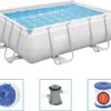 Басейн каркасний прямокутний 4в1 Bestway 56629, 282 x 196 x 84 см