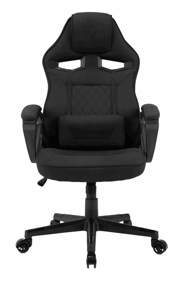 Ігрове крісло Sense7 Knight, чорна тканина