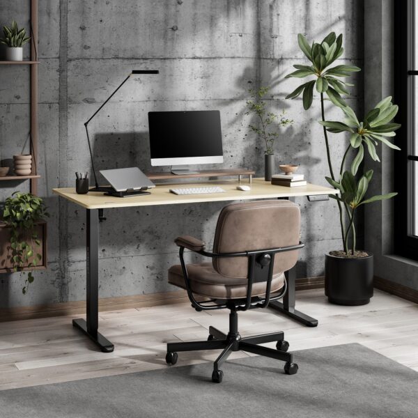 Геймерський стіл SENSE7 Nojo LIGHT 140 см x 70 см ( Black , pine) - Зображення 2