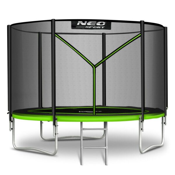 Батут Neo-Sport 8ft 252 см з NS-08z231 Драбинка і Захисна Сітка Зовнішня