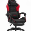 Ігрове крісло Cabro C501 Чорно-червоне тканина