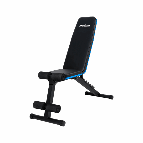 Похила тренажерна лава REBEL ACTIVE з фіксатором ніг RBA-2002 - Зображення 2