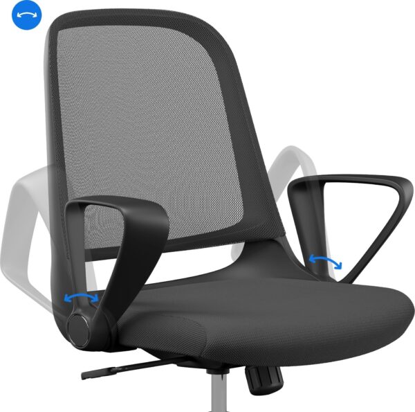 Офісний стілець SENSE7 Sopty чорного кольору - Зображення 6