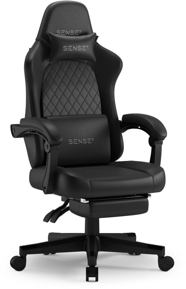 Крісло SENSE7 DEVON PU чорне