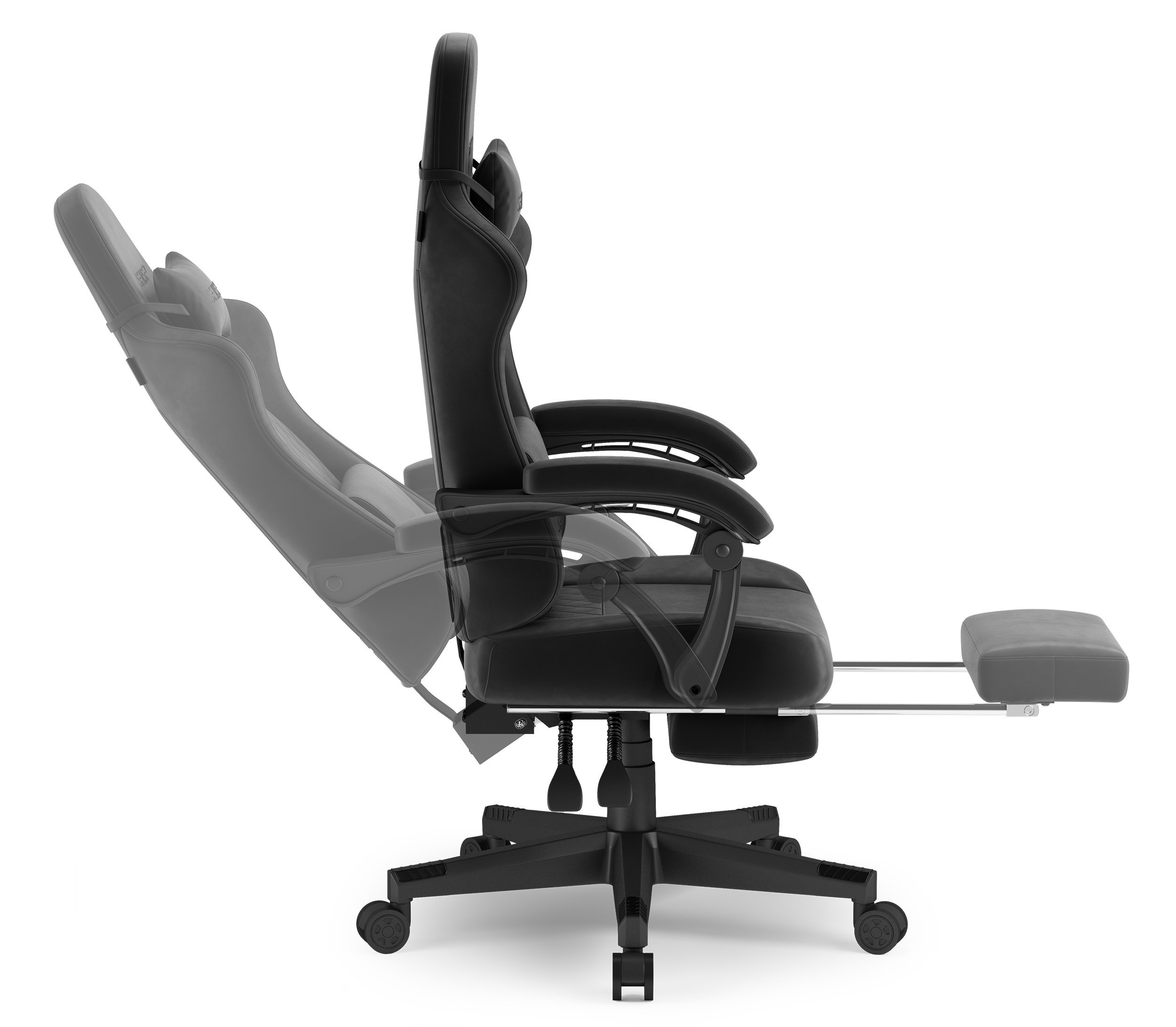 Крісло SENSE7 DEVON, чорна алькантара - Зображення 4