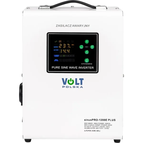 ДБЖ Volt Polska SINUS PRO 1200 E PLUS 12/230V 800/1200W 3SPM12012M