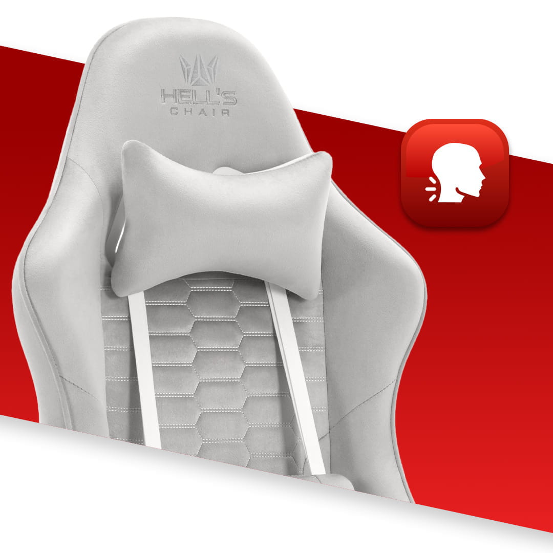 Геймерське крісло тканинне Hell's HC-1000 Grey - Зображення 3