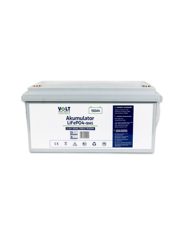 Акумулятор Volt Polska LiFePO4 12,8V 150Ah (100A) + BM - Зображення 3