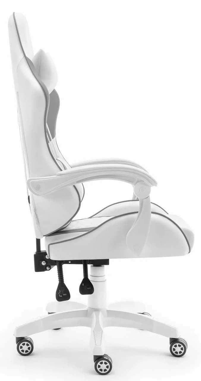 Геймерське крісло Hell's HC-1000 Grey White - Зображення 2