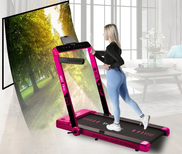 Бігова доріжка електрична THUNDER RACE-PINK - Зображення 2