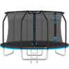 Батут THUNDER INSIDE ELITE з внутрішньою сіткою 12 футів 374 см чорно-блакитний