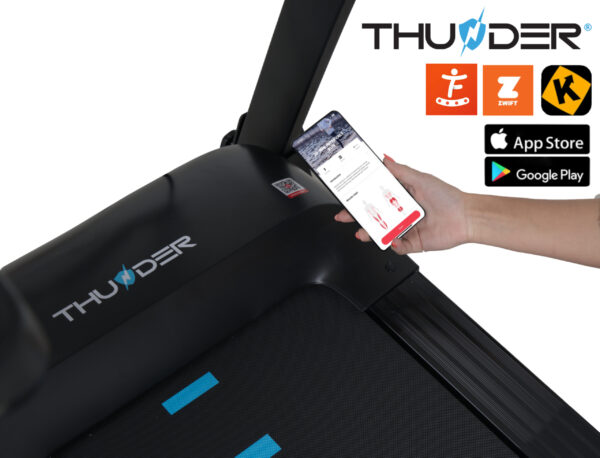 Бігова доріжка електрична THUNDER PHENOM-S-BLACK - Зображення 9