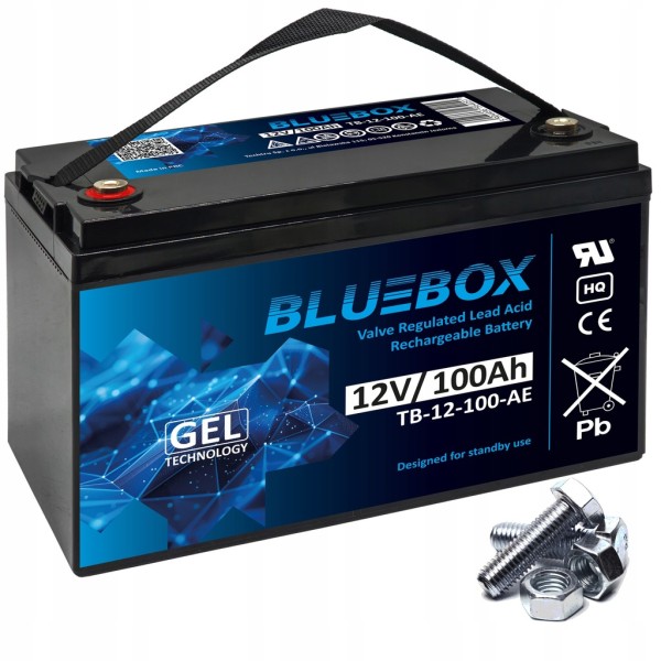 Акумулятор гелевий BLUEBOX UPS 12V 100Ah ТБ-12-100-АЕ