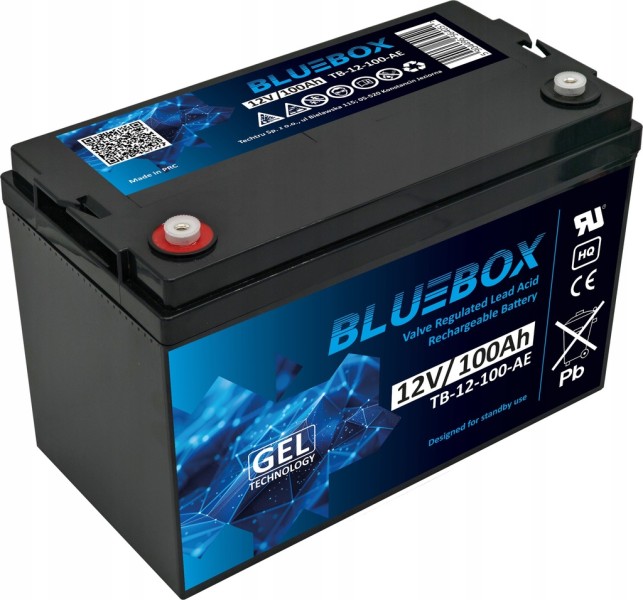 Акумулятор гелевий BLUEBOX UPS 12V 100Ah ТБ-12-100-АЕ - Зображення 2