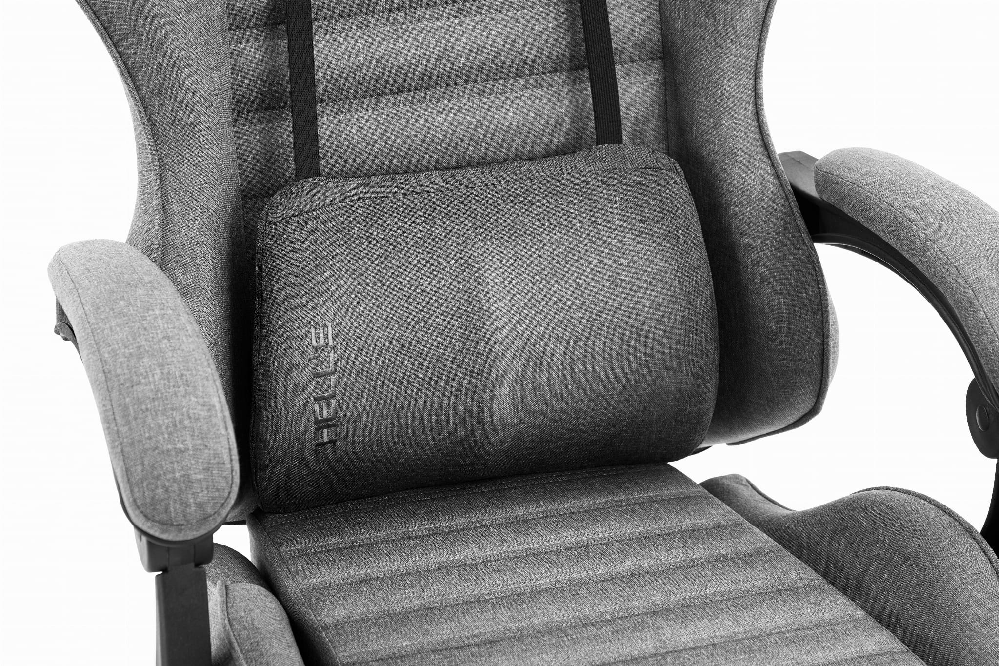 Геймерське крісло Hell's Chair HC-1003 2.0 Grey Black тканина - Зображення 5
