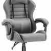 Геймерське крісло Hell's Chair HC-1003 2.0 Grey Black тканина