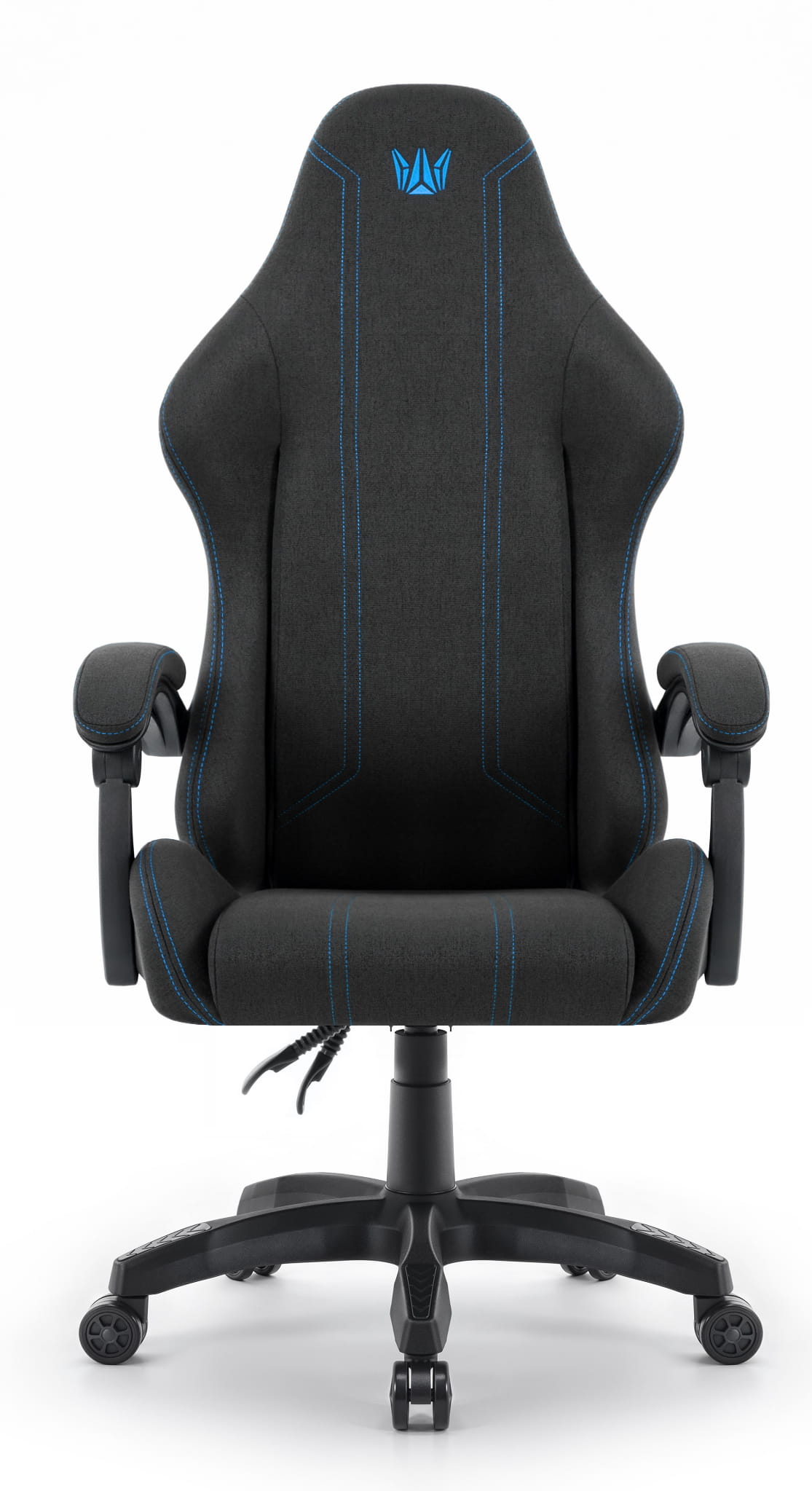 Геймерське крісло Hell's Chair HC-1014 Black Blue тканина - Зображення 4