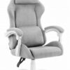Геймерське крісло Hell's Chair HC-1014 Grey White тканина