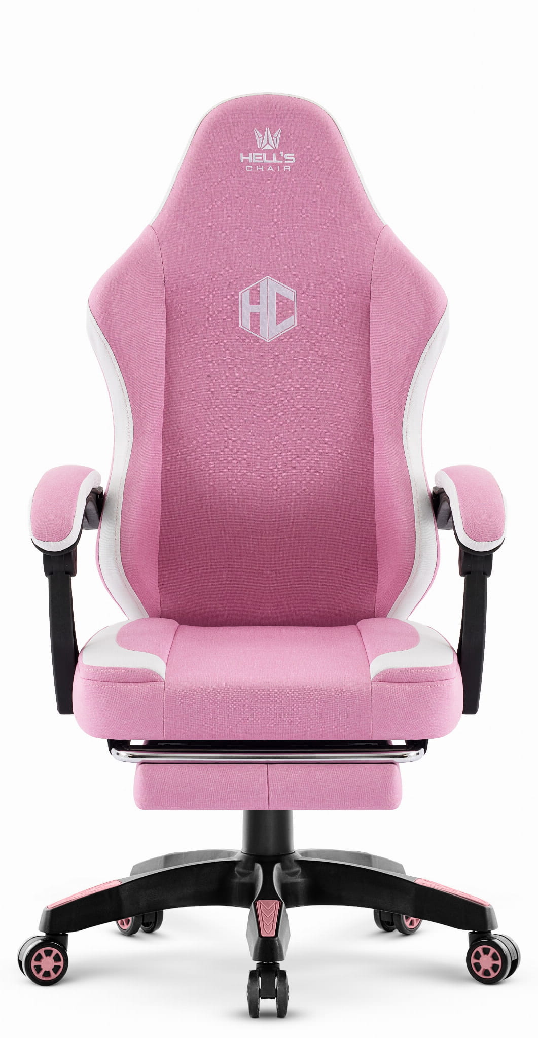 Геймерське крісло Hell's Chair HC-1016 Pink тканина - Зображення 7