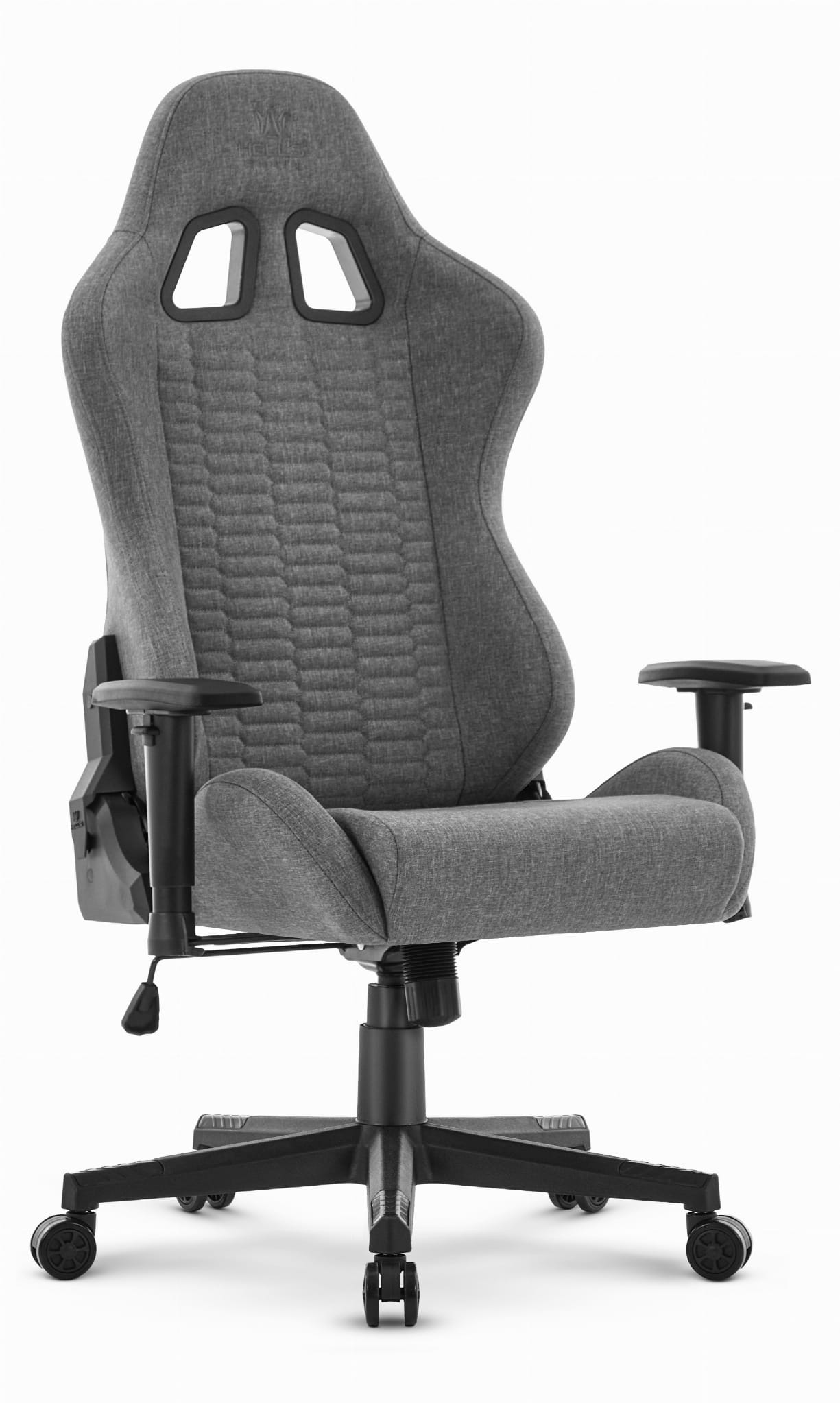 Геймерське крісло Hell's Chair HC-2000 Grey Black тканина - Зображення 2