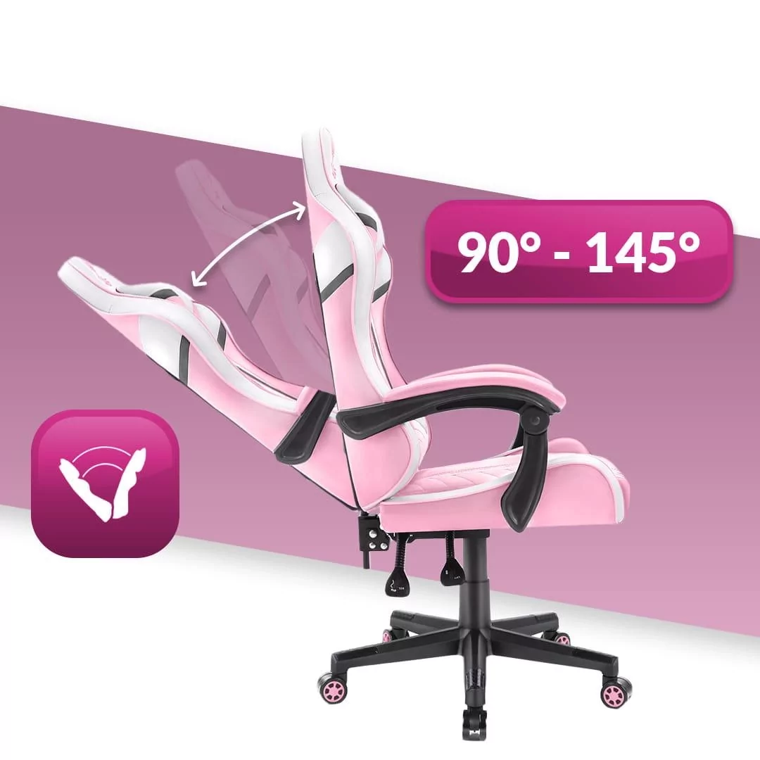 Геймерське крісло екошкіра Hell's Chair HC- 1004 PINK - Зображення 6