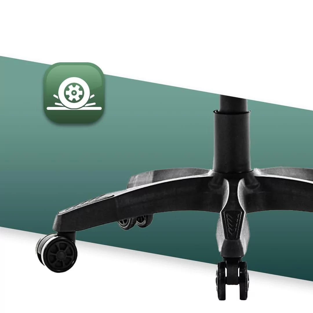 Геймерське крісло тканинне Hell's Chair HC-1000 Green - Зображення 5