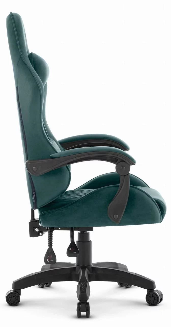 Геймерське крісло тканинне Hell's Chair HC-1000 Green - Зображення 3