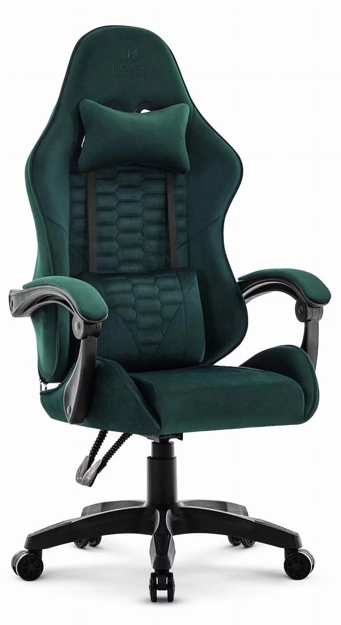 Геймерське крісло тканинне Hell's Chair HC-1000 Green