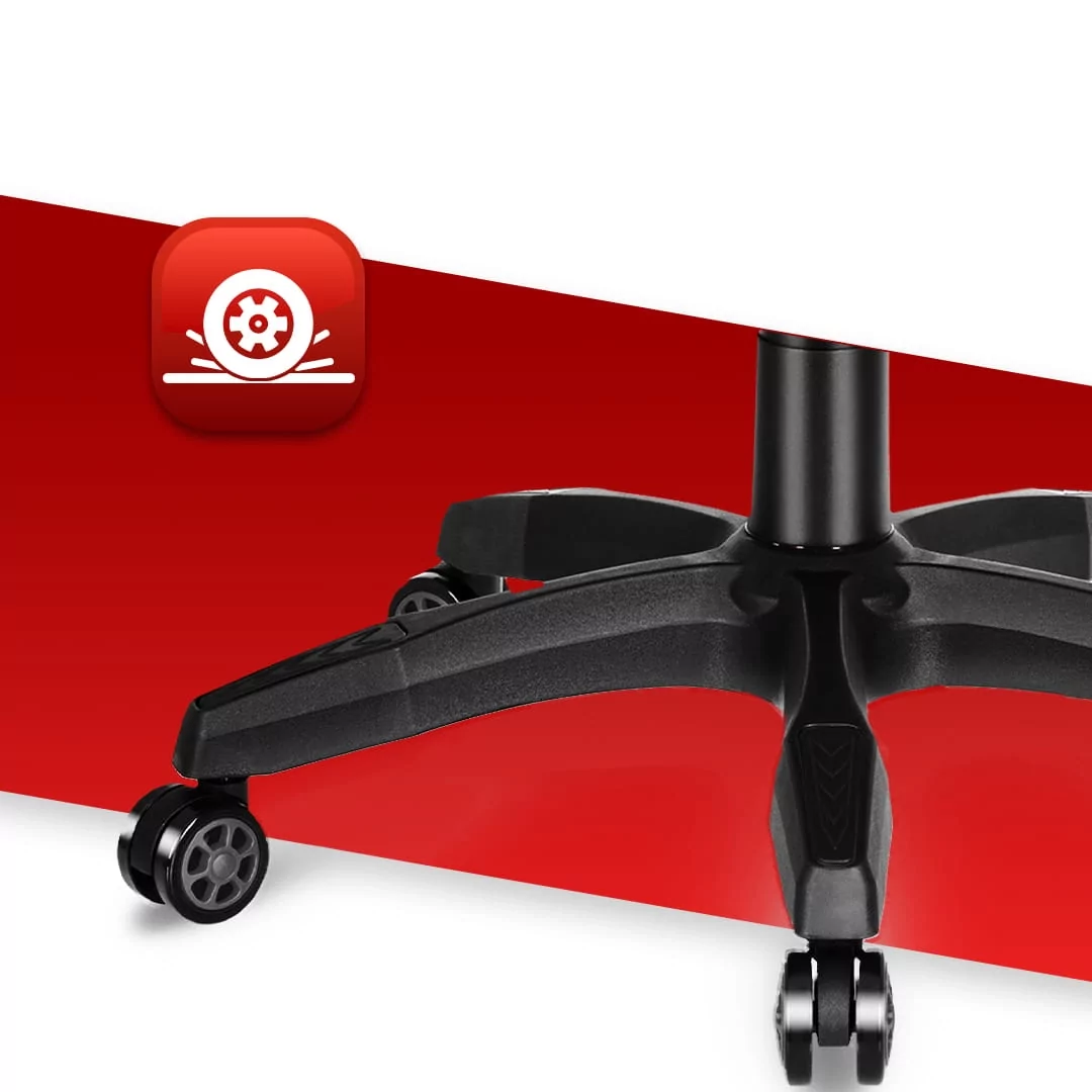 Геймерське крісло тканинне Hell's Chair HC-1000 Grey-Blask - Зображення 5