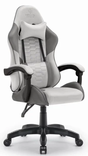 Геймерське крісло тканинне Hell's Chair HC-1000 Grey-Blask