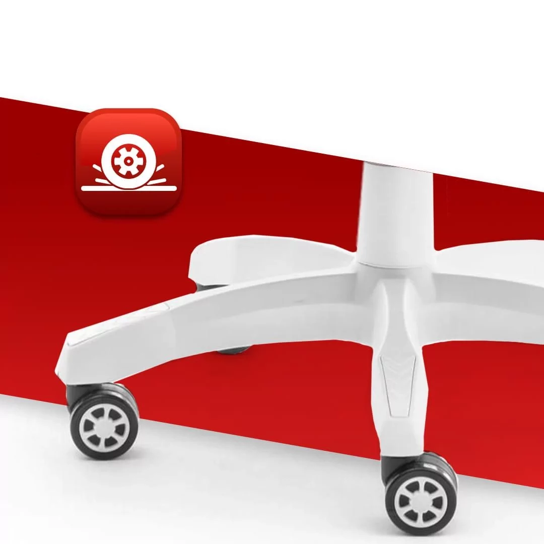 Геймерське крісло Hell's Chair HC-1012 Grey White тканина - Зображення 5