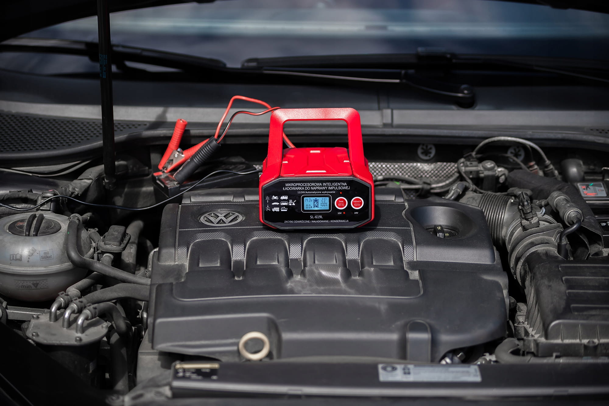 Зарядний пристрій ZLARO SL-619L 30A 24V 12V AGM START-STOP - Зображення 4