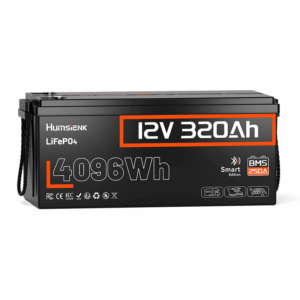 Акумулятор Humsienk 320Ah LiFePO4 12V з Bluetooth 4096Wh (HS12V320AH250BT)