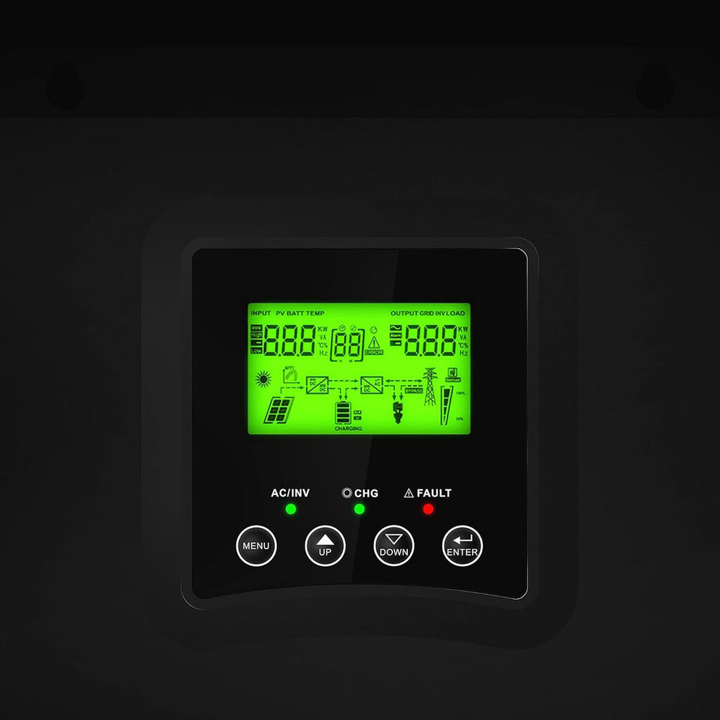 Автономний гібридний інвертор GREEN CELL 2000VA 1000W 12V MPPT INVSOL01 - Зображення 5