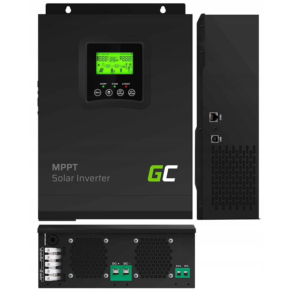 Автономний гібридний інвертор GREEN CELL 2000VA 1000W 12V MPPT INVSOL01 - Зображення 6