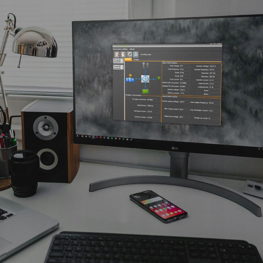 Автономний гібридний інвертор GREEN CELL 2000VA 1000W 12V MPPT INVSOL01 - Зображення 9