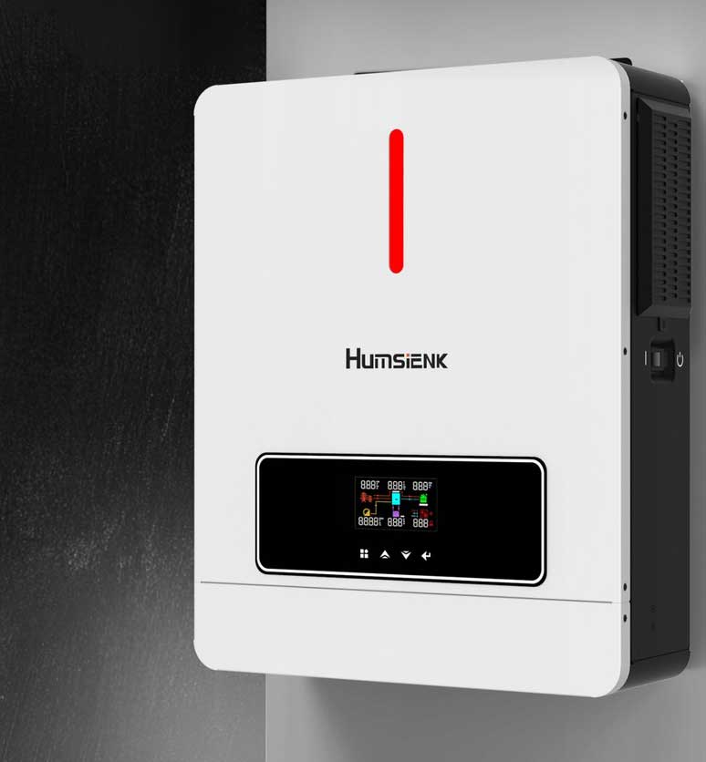 Гібридний інвертор Humsienk 4200W 24V 230V MPPT 6200W HSINV24V4.2KW220-SRB-EU - Зображення 4