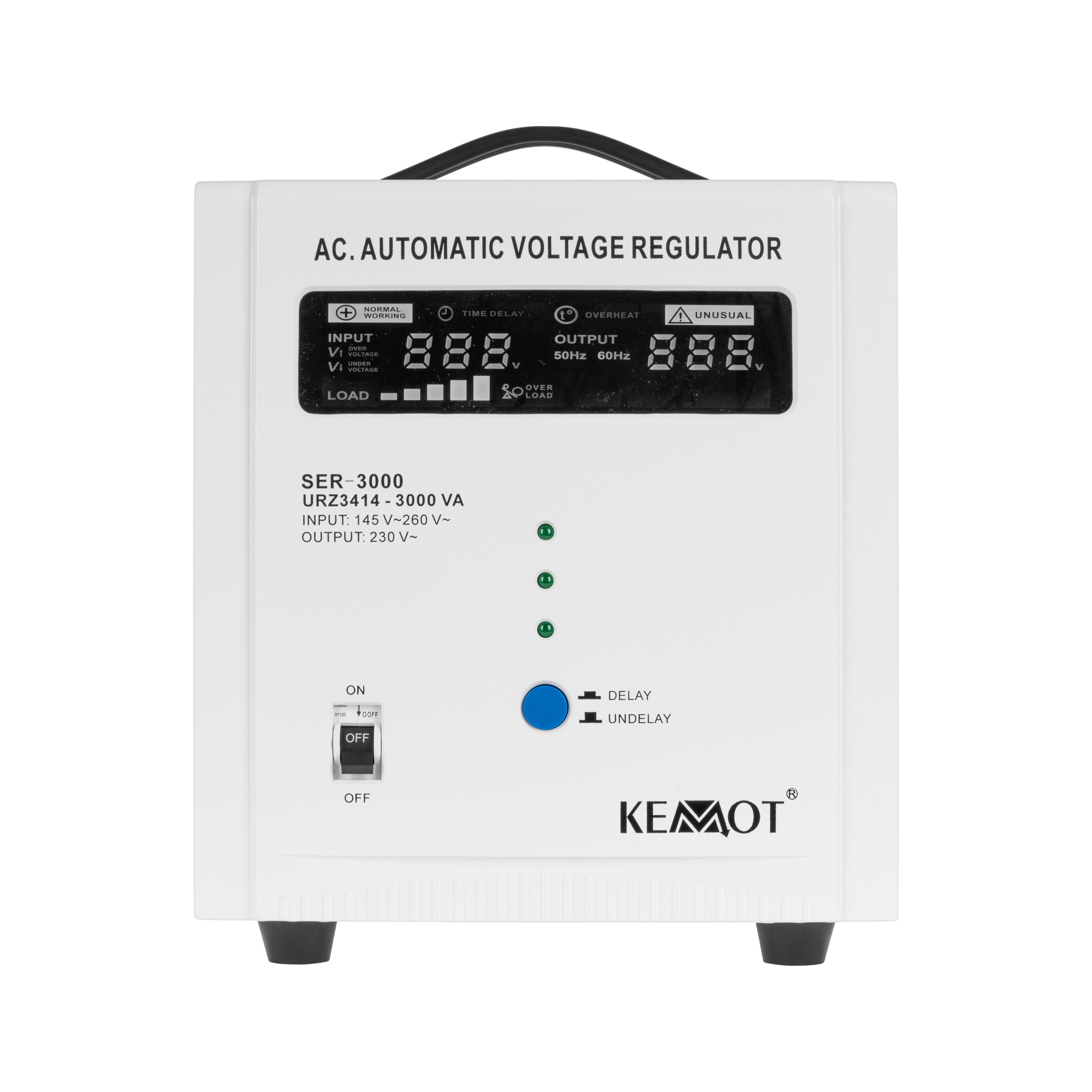 Автоматичний стабілізатор напруги KEMOT SER-3000 - Зображення 2