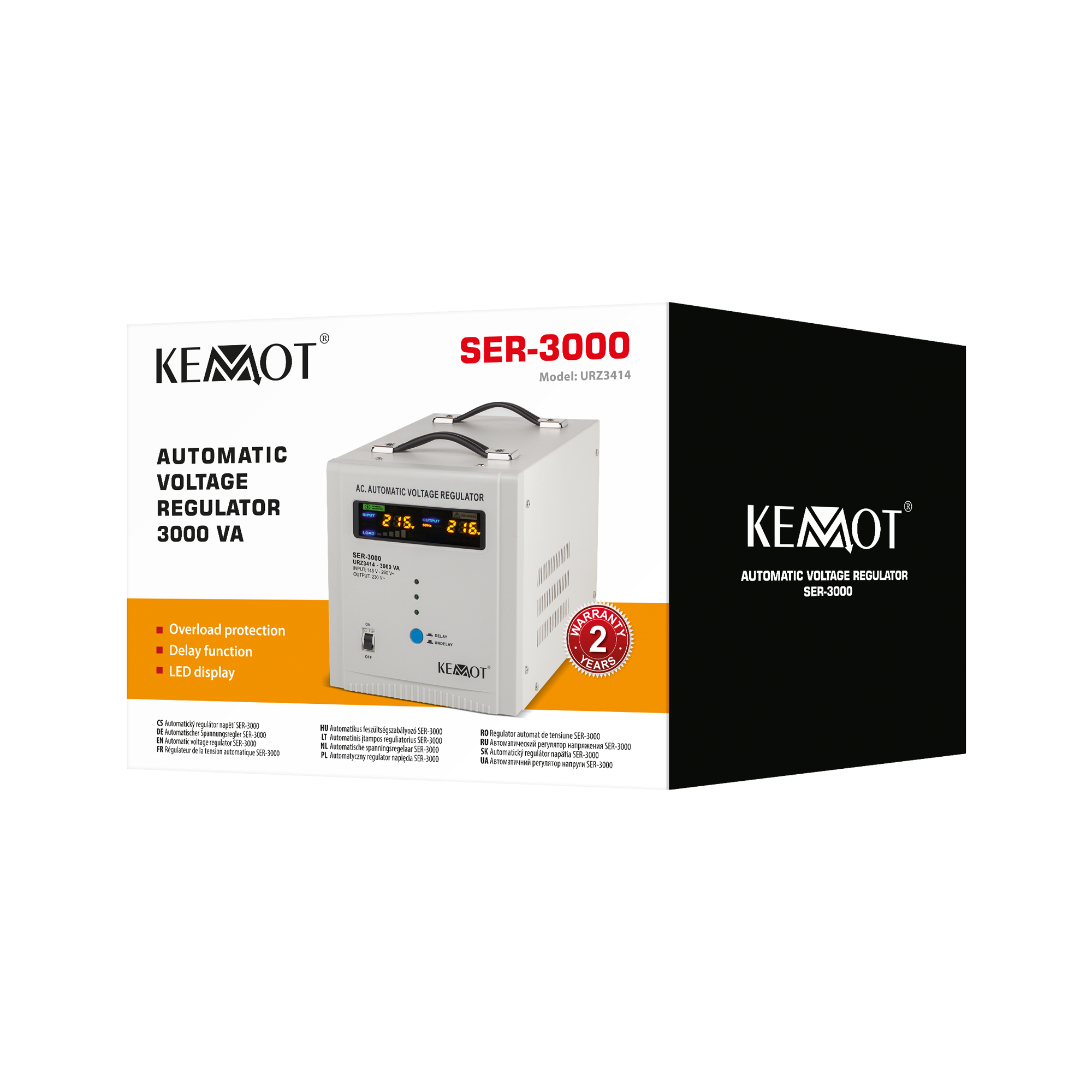 Автоматичний стабілізатор напруги KEMOT SER-3000 - Зображення 5