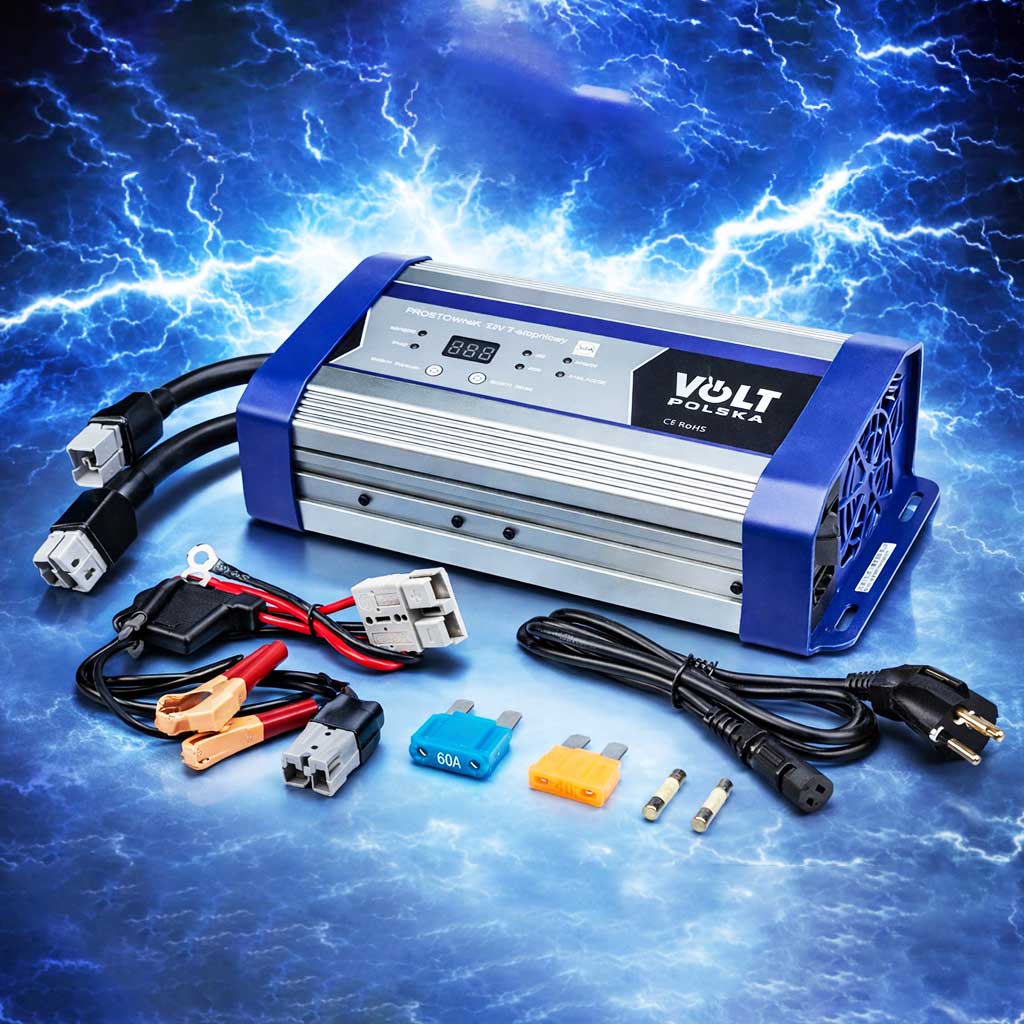 Регульований зарядний пристрій Volt Polska12V 50A 6PRLIFE50A для LiFePO4 AGM GEL акумуляторів - Зображення 3