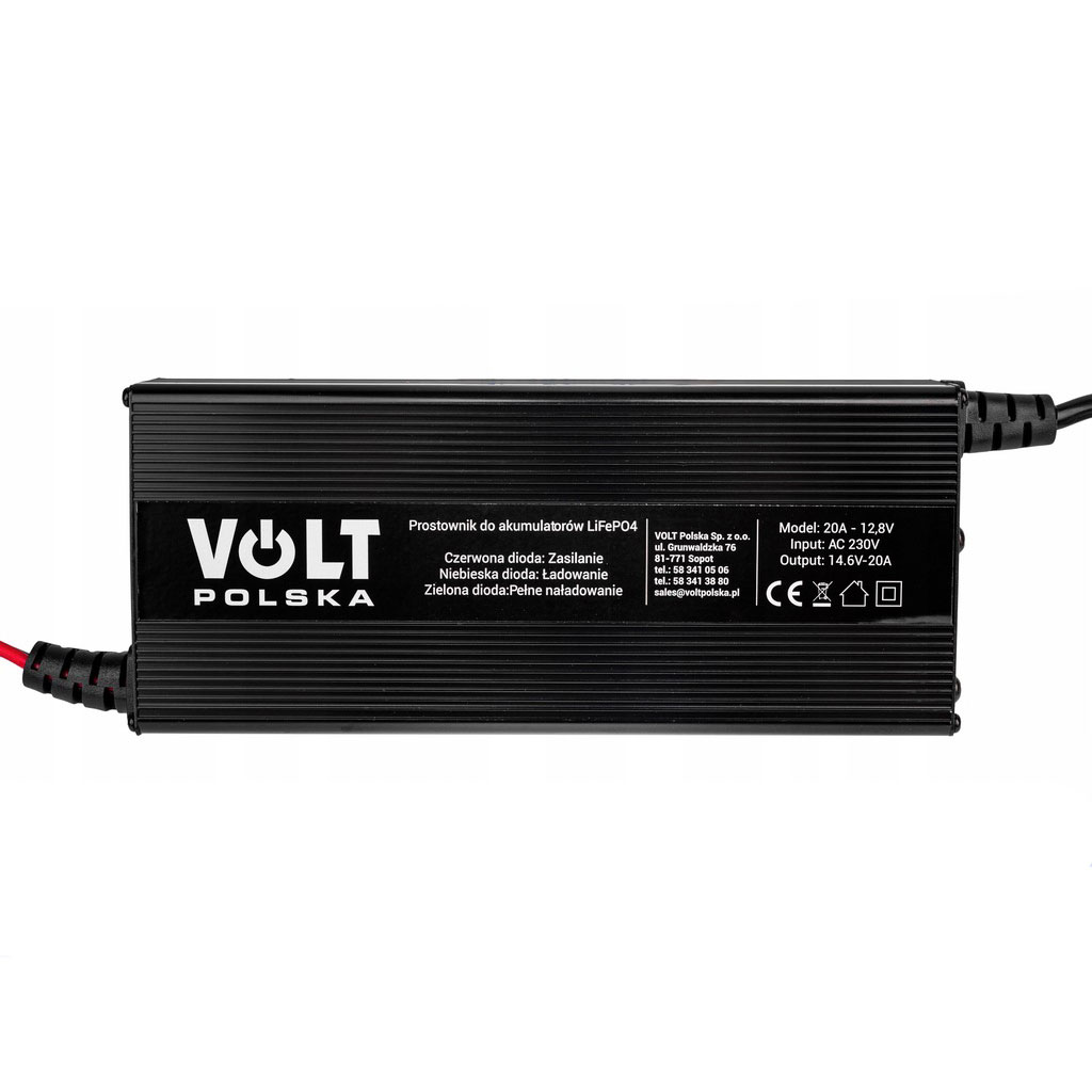 Зарядний пристрій для акумуляторів LiFePO4 20A Volt Polska 6PRLIFE20A - Зображення 5