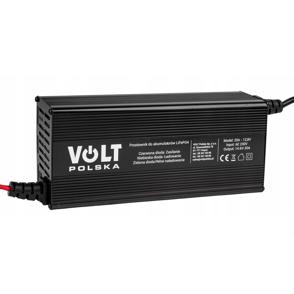 Зарядний пристрій для акумуляторів LiFePO4 20A Volt Polska 6PRLIFE20A - Зображення 6