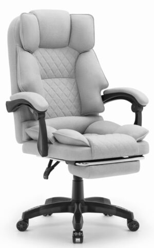 Офісний стілець Hell's Chair HC-1031 Grey тканина