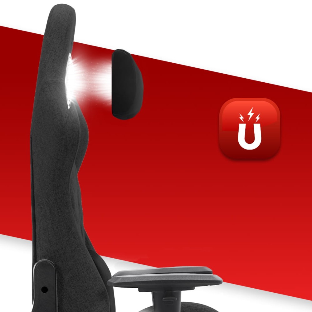 Геймерське крісло Hell's Chair HC-1006 Black тканина - Зображення 5