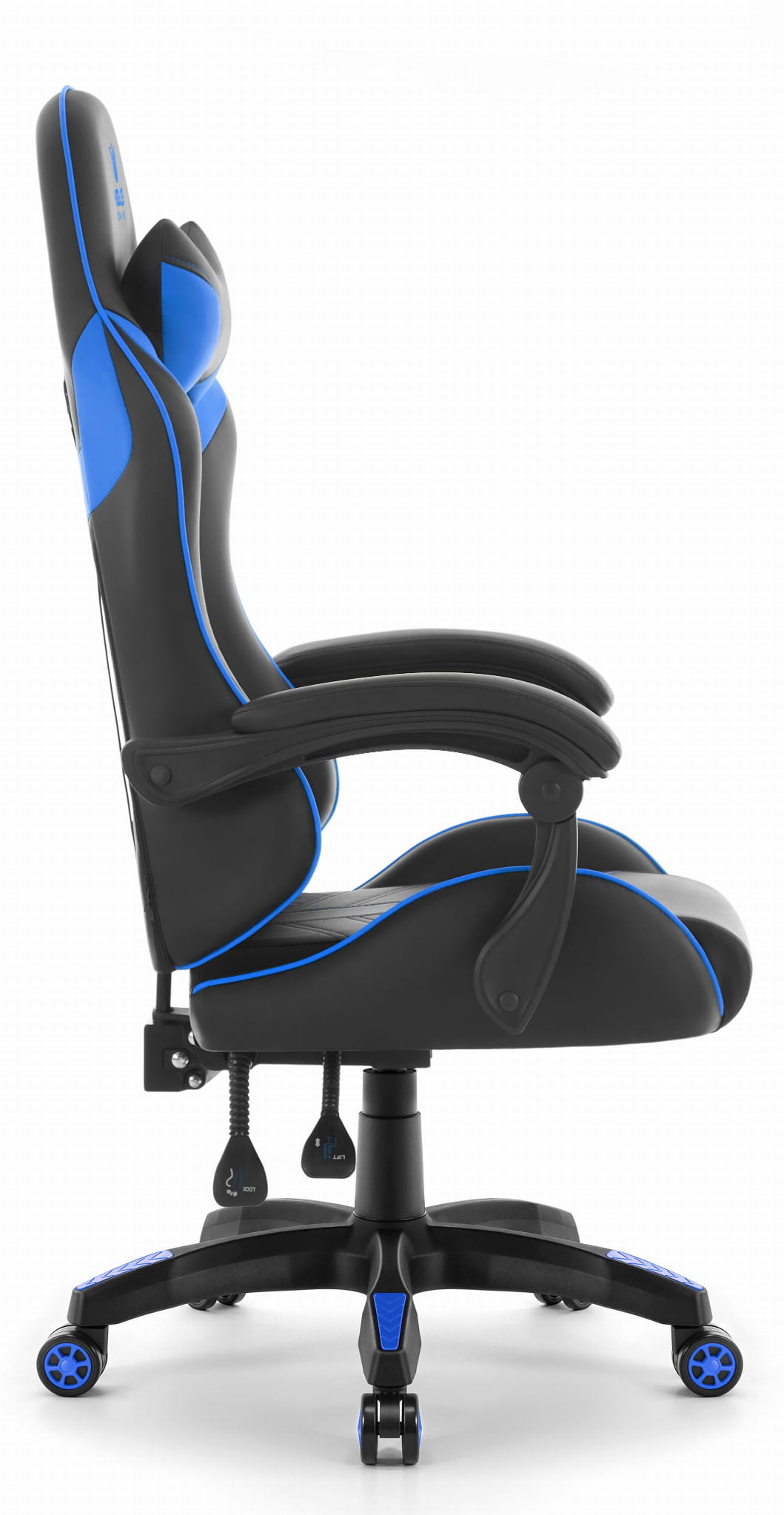 Геймерське крісло Hell's Chair HC-1007 Blue Black - Зображення 6