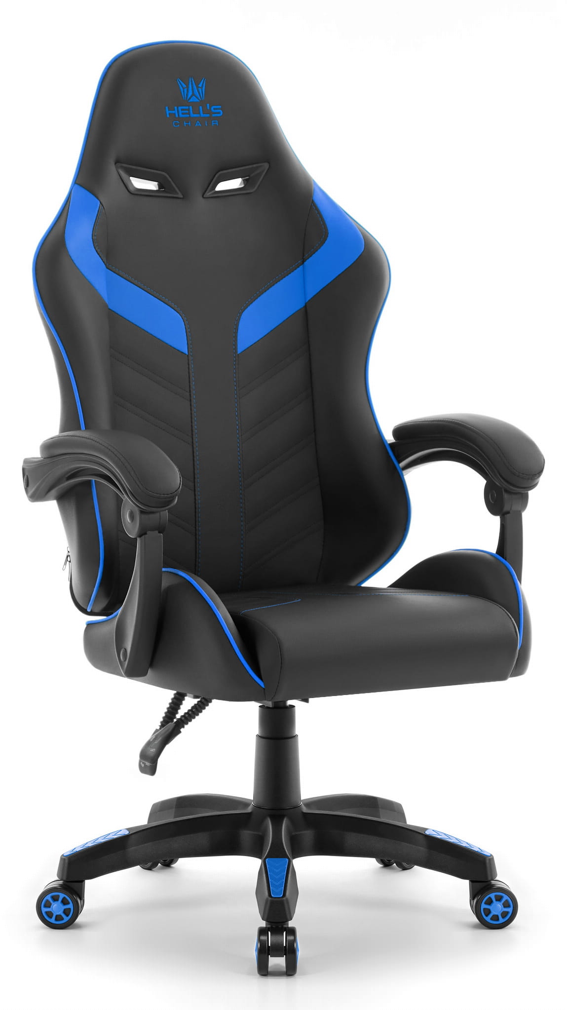 Геймерське крісло Hell's Chair HC-1007 Blue Black - Зображення 2